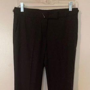Luciano Barbera fine wool black slacks